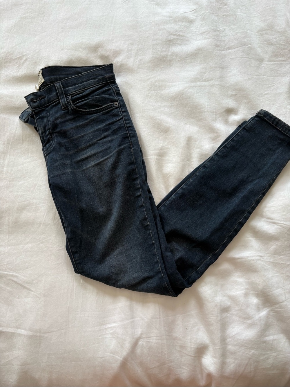 Current/Elliott Women's Stiletto Skinny Jeans in Dark Blue